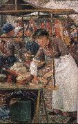 Camile Pissarro the butcher woman china oil painting reproduction